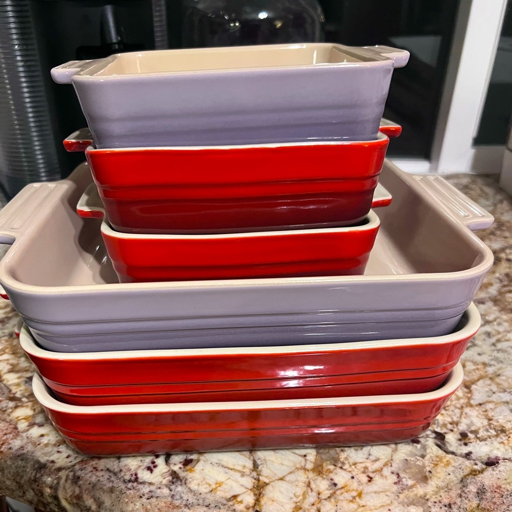Le creuset baking dishes